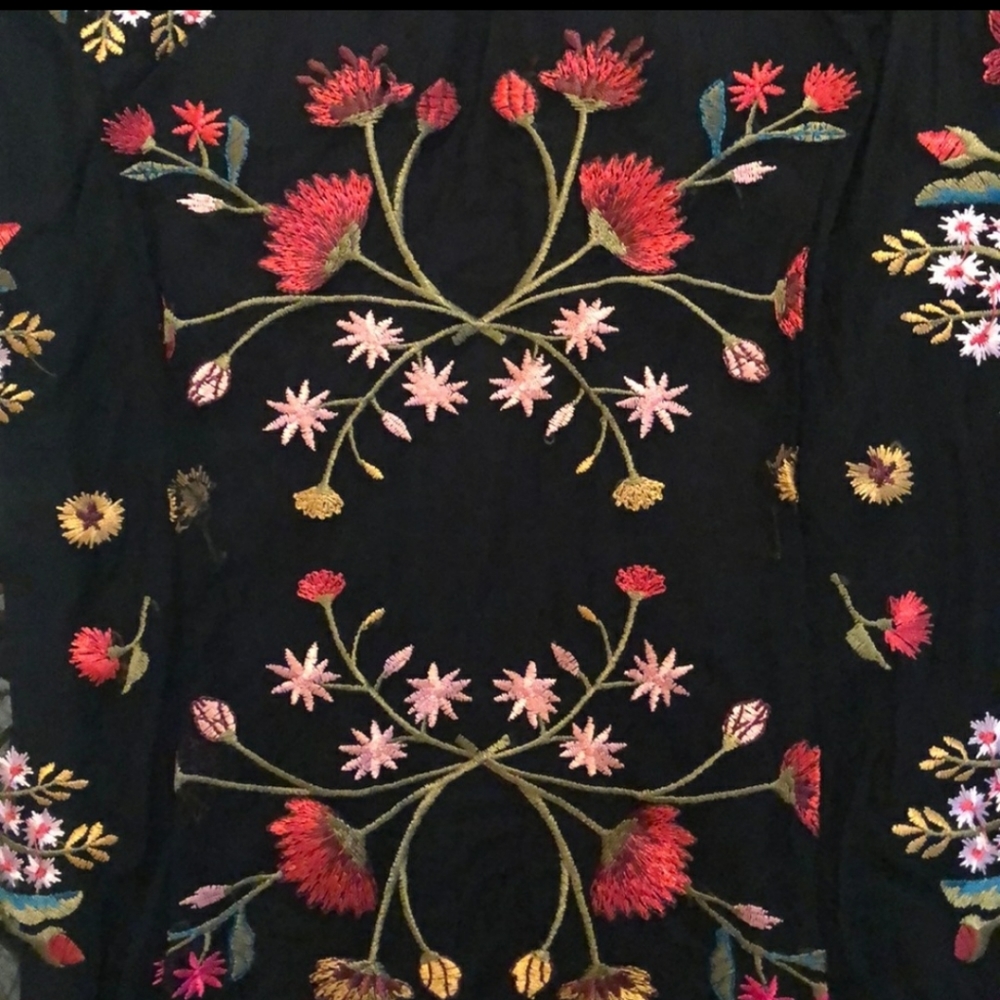 EUC Yigal x Aqua floral long sleeve dress size S - Picture 6 of 6